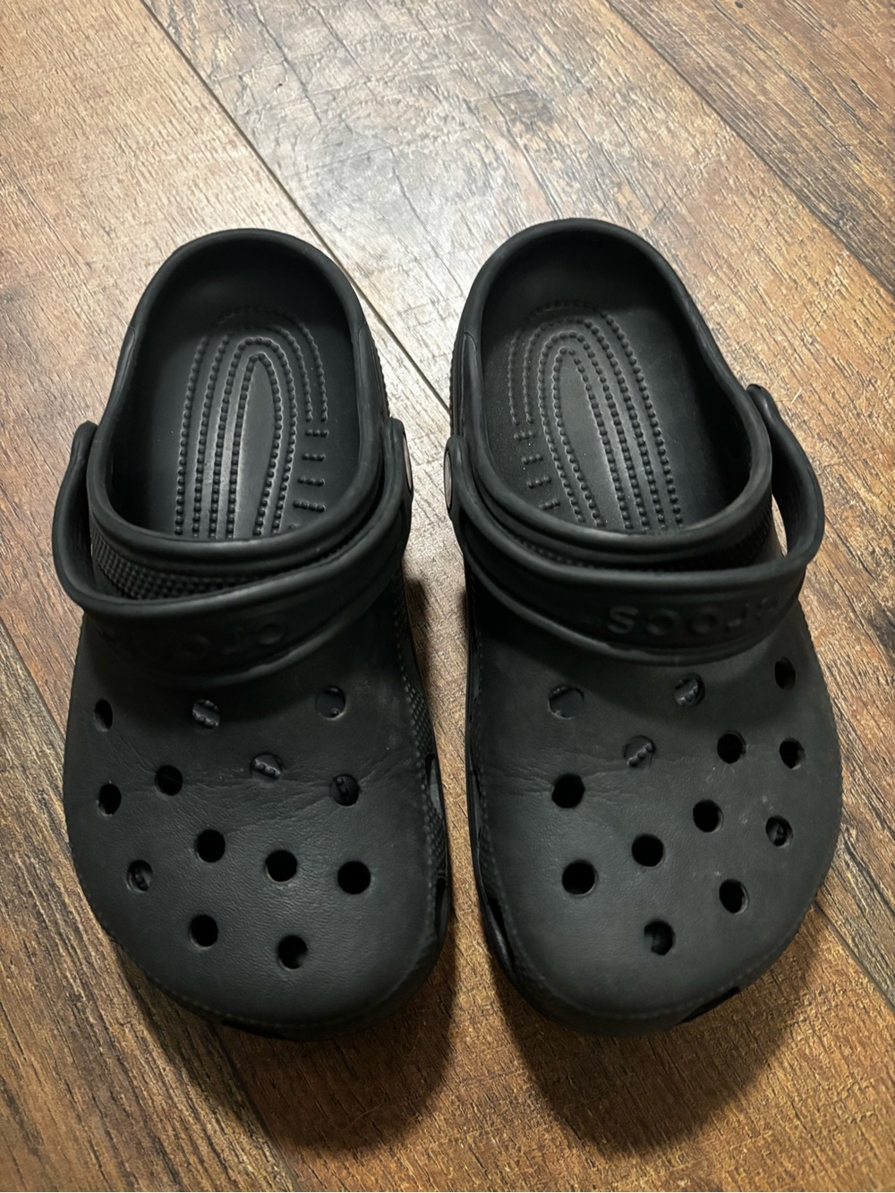 CROCS Kids Black Classic Clog Sandals